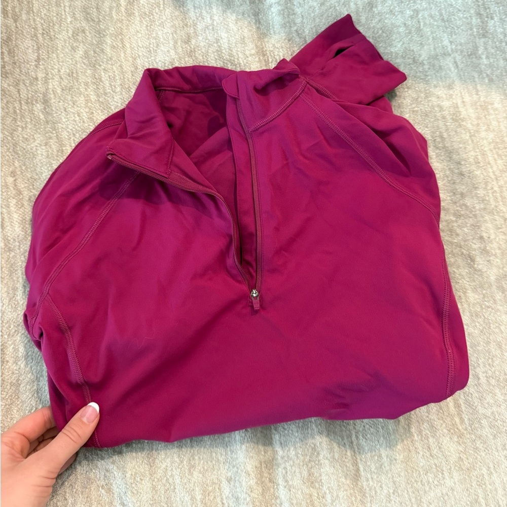 CRZ YOGA Women's Crop Top in Magenta